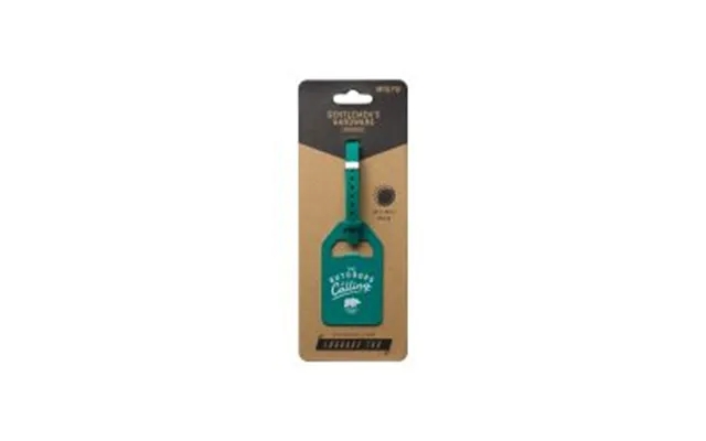 Gentlemen s hardware metal luggage tag teal - accessories to bags product image