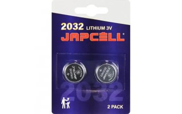 Japcell lithium cr2032 3v batterier - 2 paragraph. product image