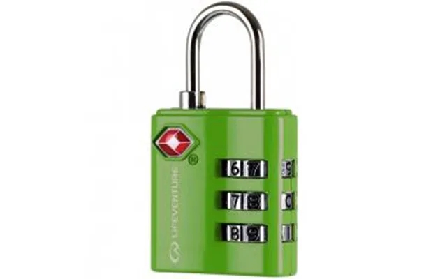 Life venture tsa combi lock green - lock product image
