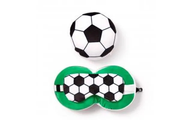 Relaxeazzz Football Plush Travel Pillow & Eye Mask - Nakkepude product image