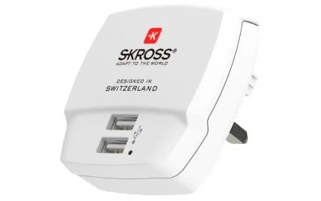 Skross Usb Charger Uk - 2x Type A product image