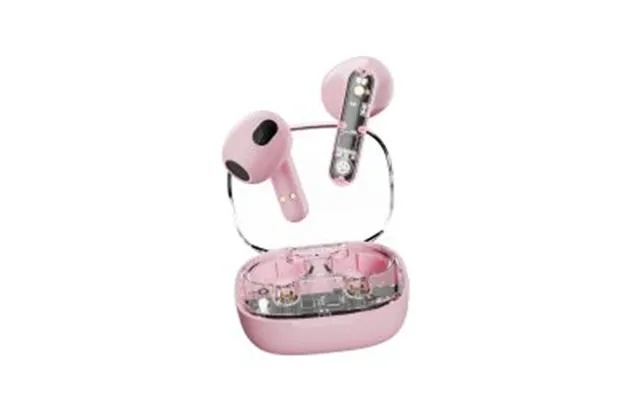 Streetz T150 Tws Earphones, Transparent Pink - Earphone product image