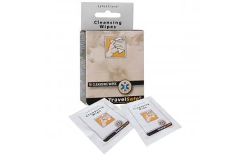 Travelsafe Cleansing Wipes 10 Pcs. - Rengøring