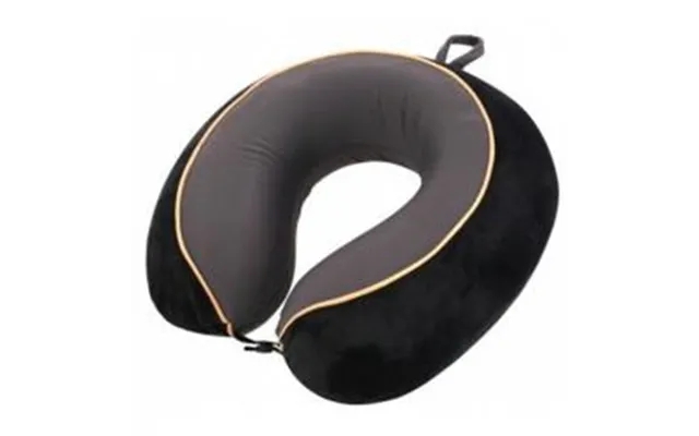 Travel safe memory foam headrest - black gray travel pillow product image