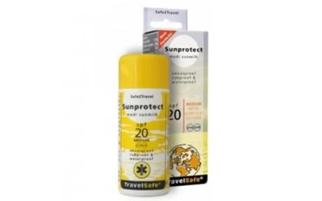 Travel safe sunprotect 20 - solcreme product image