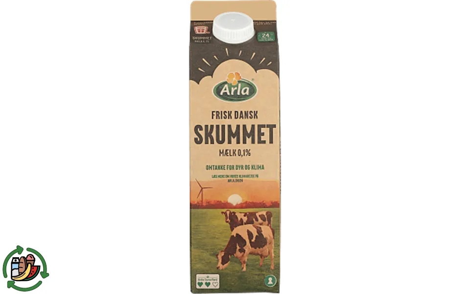 Arla 24 skimmed milk 1 l