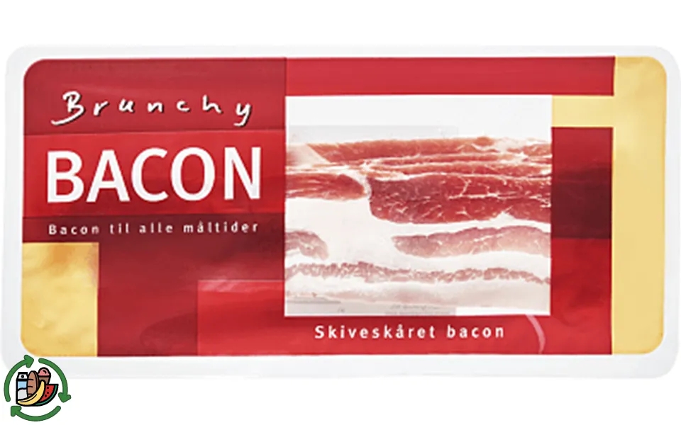 Bacon in slices brunchy