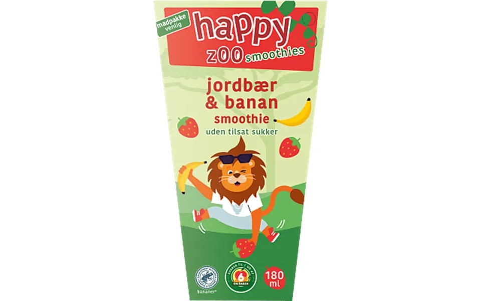 Banan Jordbær Happy Zoo