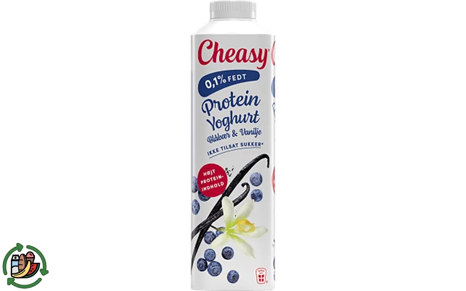 Blueberries vanilla cheasy