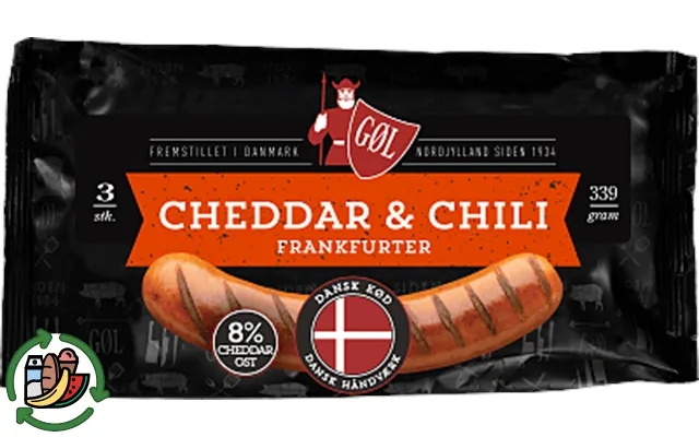 Cheddar & chili gøl product image