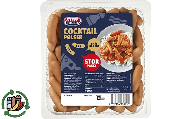 Cocktailpølser Steff H. product image