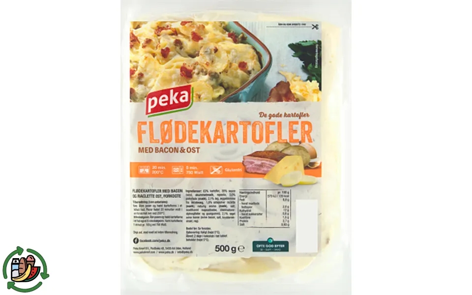 Flødekar. Bacon Peka