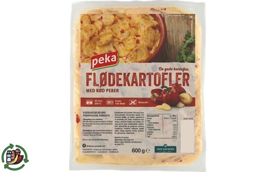 Flødekar. Pepper peka