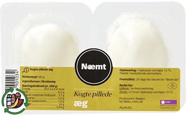 Precooked eggs næmt product image