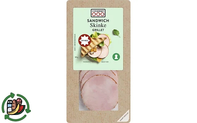 Grilled ham 3-stjernet product image