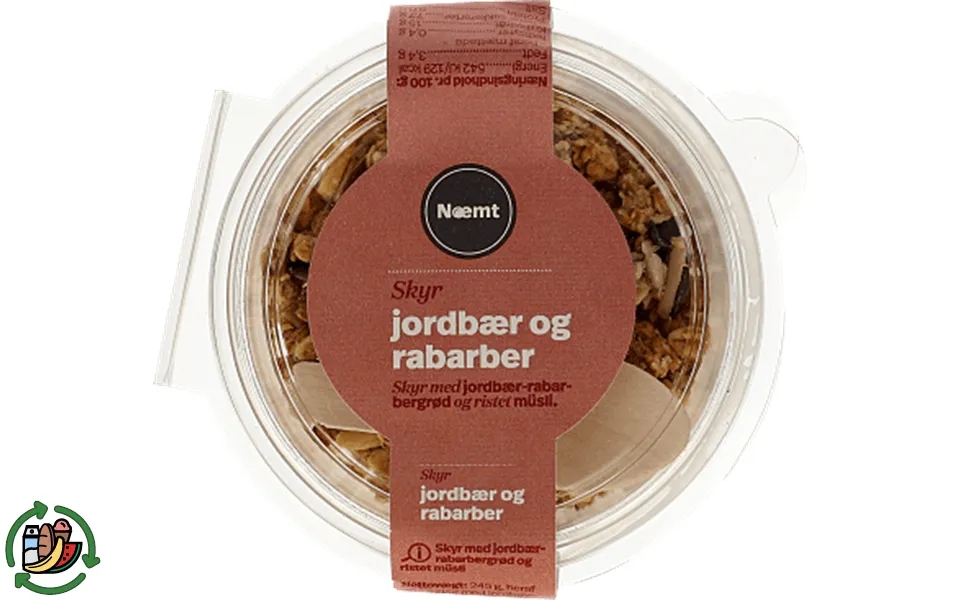 Jordbær Rabar. Næmt