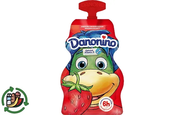 Strawberries yogurt danonino go product image
