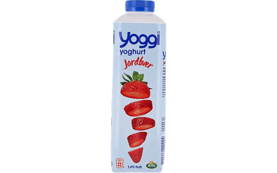 Strawberries yogurt yoggi