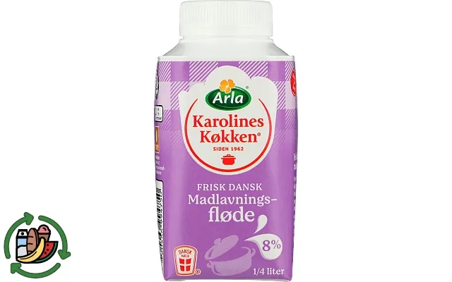 Madl. Fløde 8% Karolines product image