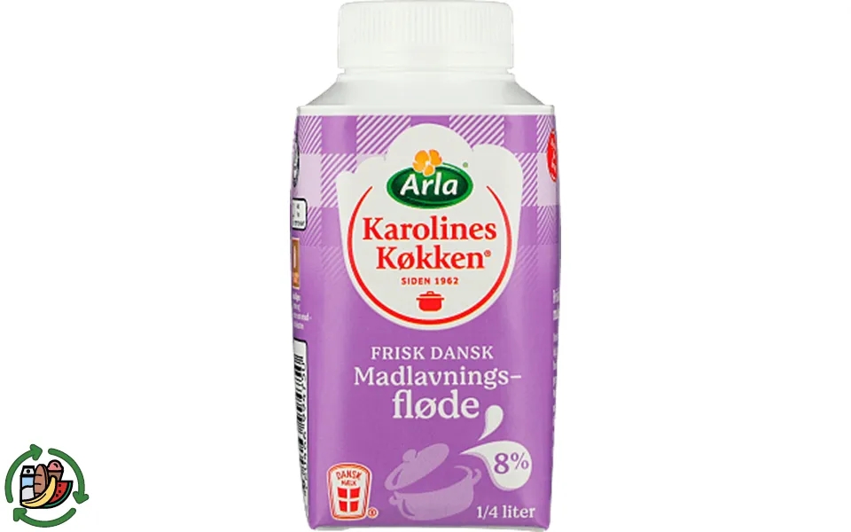 Madl. Fløde 8% Karolines