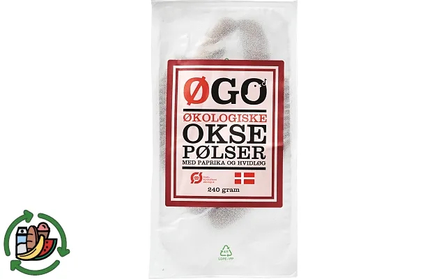 Beef sausages øgo product image