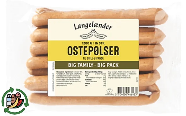 Cheese sausages langelænder product image