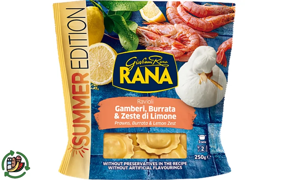 Ravioli shrimp rana