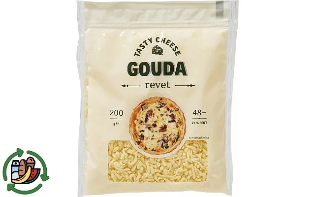 Grated gouda tasty cheese product image