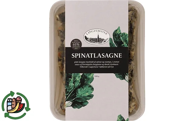 Spinatlasagne løgismose product image