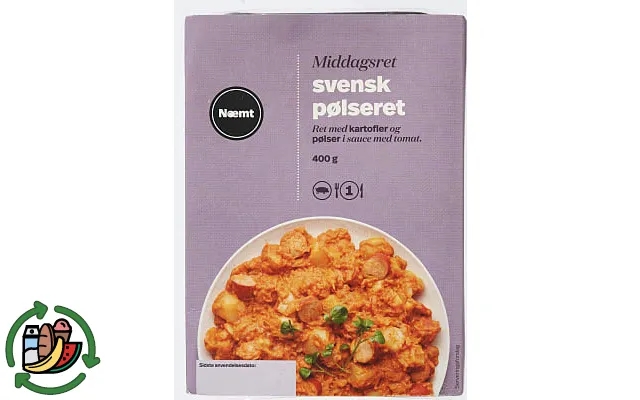 Swedish sausage dish næmt product image