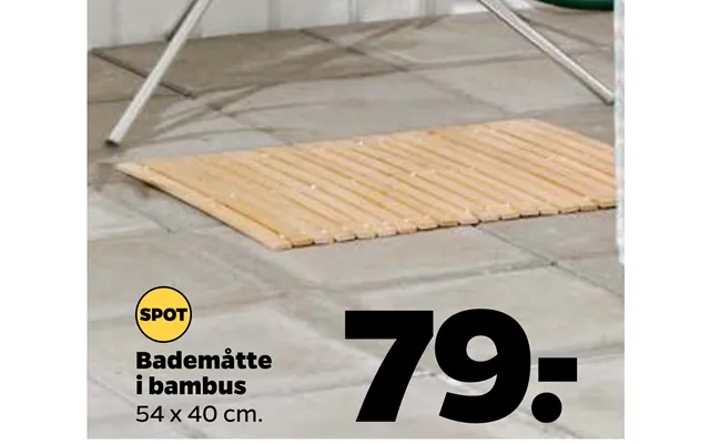 Bathmat in bamboo product image