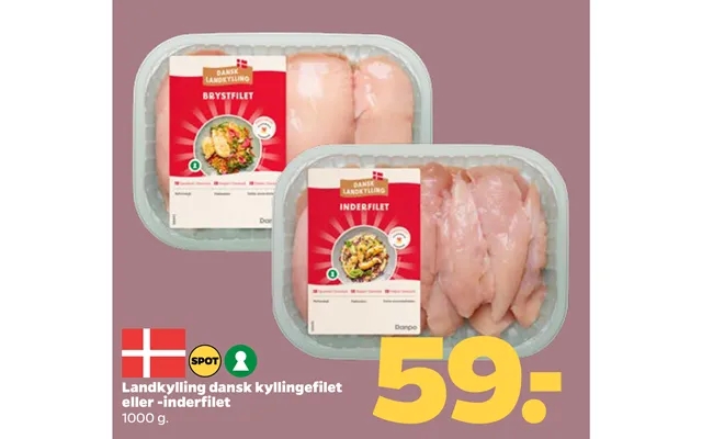 Landkylling Dansk Kyllingefilet Eller -inderfilet product image