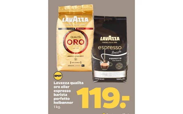 Lavazza Qualita Oro Eller Espresso Barista Perfetto Helbønner product image