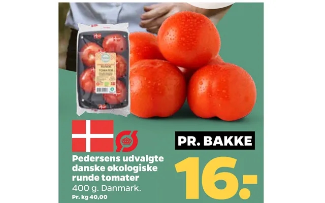 Pedersen selected danish organic round tomatoes product image