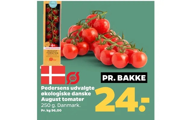 Pedersen selected organic danish august tomatoes product image