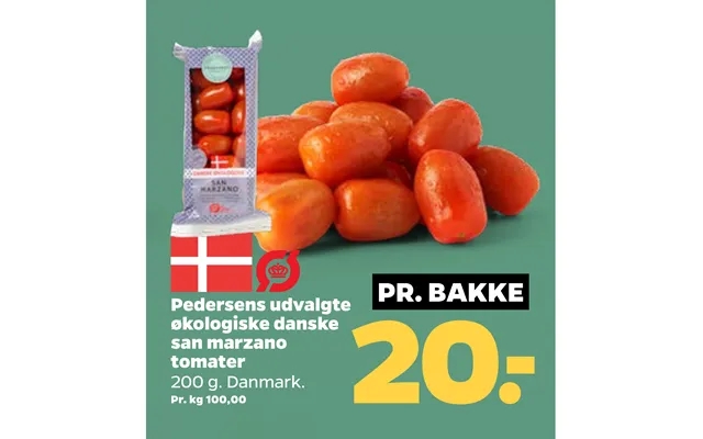 Pedersen selected organic danish san marzano tomatoes product image