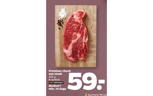 Premieur chuck eye steak matured in product image