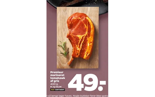 Premieur marinated tomahawk of pig product image