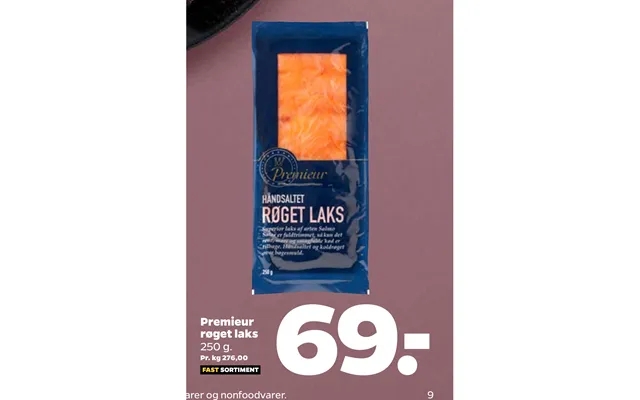 Premieur smoked salmon product image