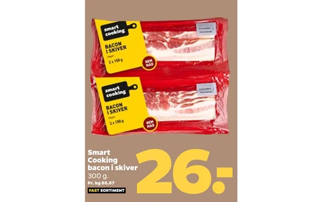 Smart cooking bacon in slices product image