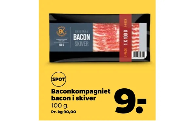 Baconkompagniet bacon in slices product image