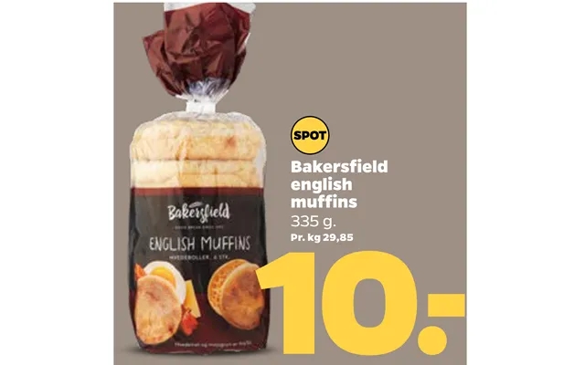 Bakersfield english muffins product image