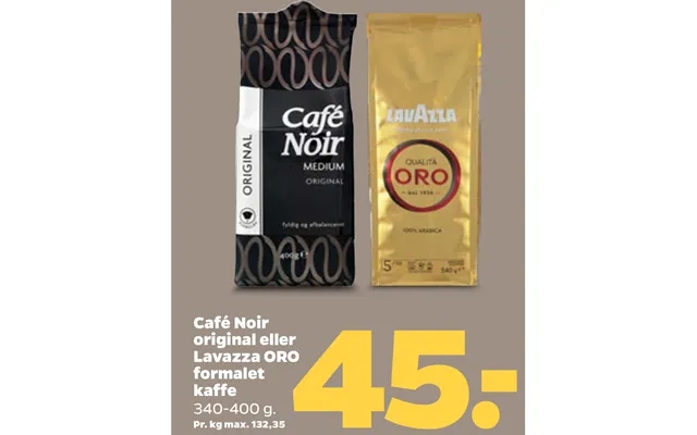 Café Noir Original Eller Lavazza Oro Formalet Kaffe product image