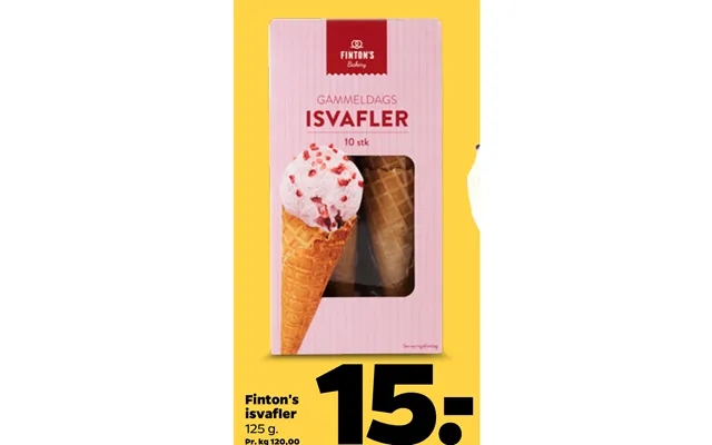 Finton s ice cream cones product image