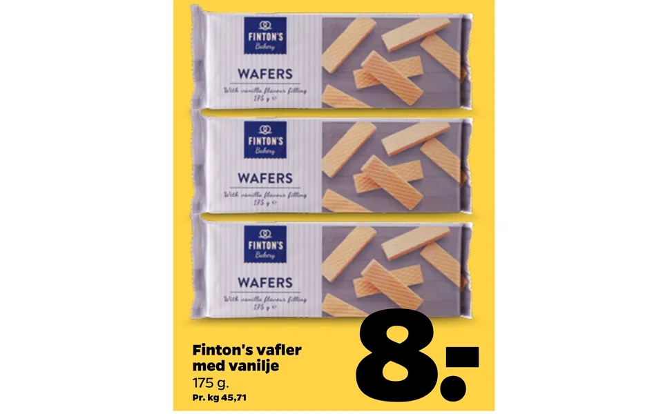 Finton s waffles with vanilla