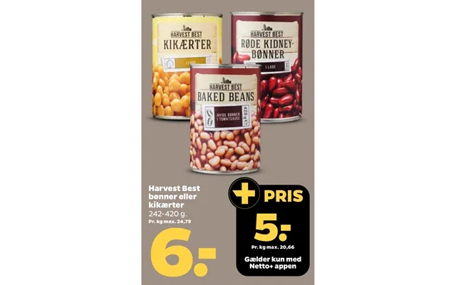 Harvest best beans or chickpeas product image