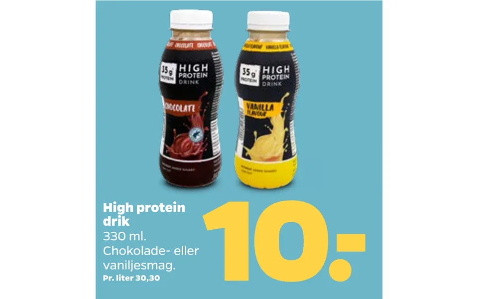 High protein beverage