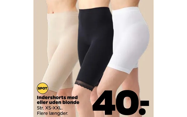 Inner shorts with or without lace product image