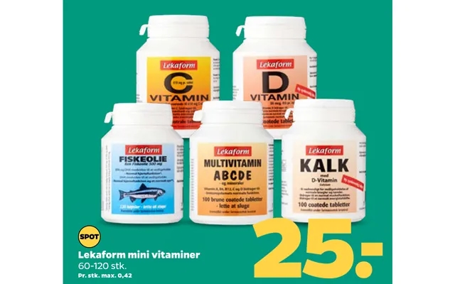 Lekaform Mini Vitaminer product image