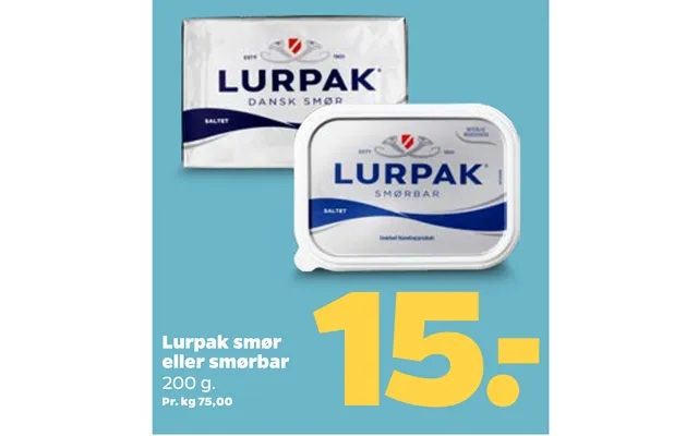 Lurpak butter or spreadable product image